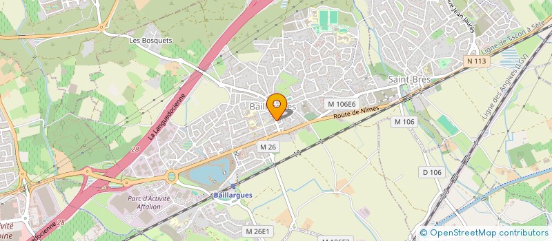 localisation de l'entreprise CYBER CONSEIL à BAILLARGUES
