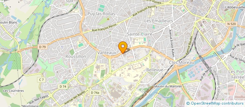 localisation de l'entreprise CYBER CONSEIL & ASSISTANCE à LIMOGES