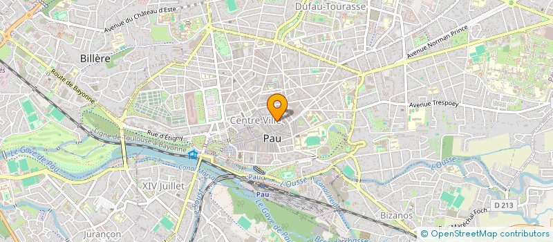 localisation de l'entreprise CYBER COYOTE à PAU