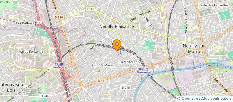 localisation de l'entreprise CYBER DECISIONNEL  LE PERREUX-SUR-MARNE