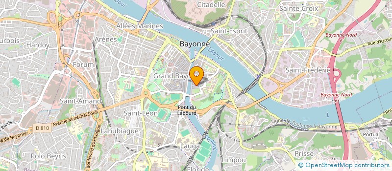 localisation de l'entreprise CYBER DELICE à BAYONNE