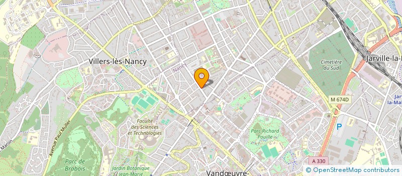 localisation de l'entreprise CYBER-DETECT à NANCY