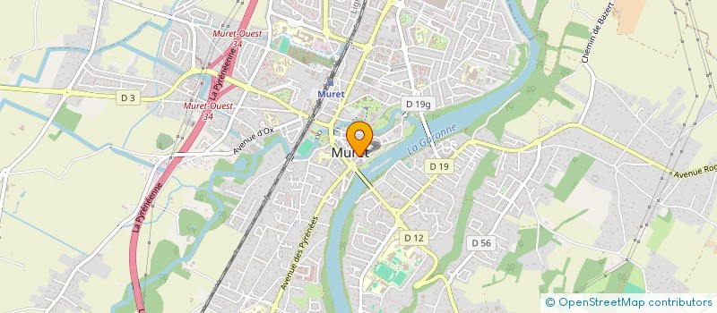 localisation de l'entreprise CYBER DREAM  MURET