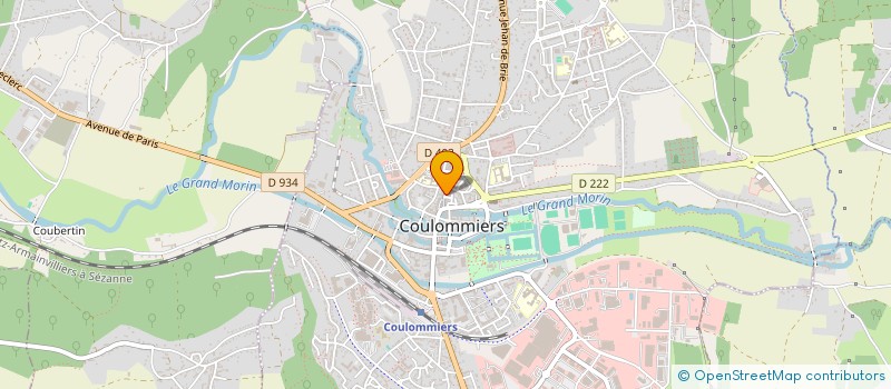 localisation de l'entreprise CYBER ESPACE à COULOMMIERS