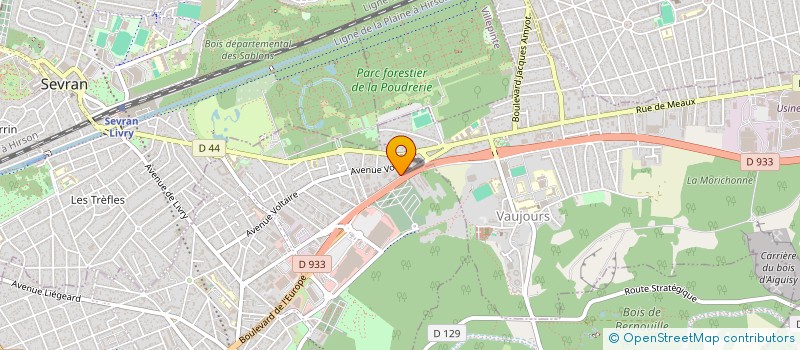 localisation de l'entreprise CYBER ESPACE HEBERGEMENT  LIVRY-GARGAN