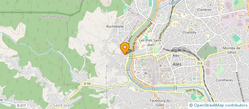 localisation de l'entreprise CYBER-EXPORT  ALES