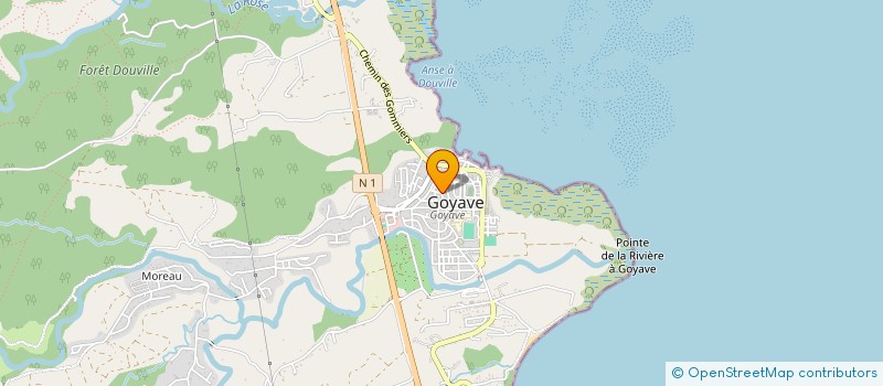 localisation de l'entreprise CYBER KARAYIB' à GOYAVE