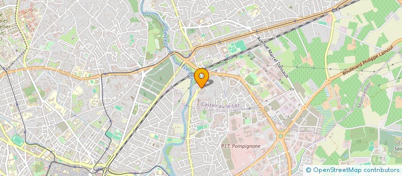 localisation de l'entreprise CYBER LAND à CASTELNAU-LE-LEZ