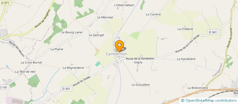 localisation de l'entreprise CYBER LANDE  SAINT-MALO-DE-LA-LANDE