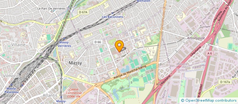 localisation de l'entreprise CYBER LAVERIE à MASSY