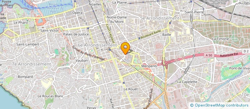 localisation de l'entreprise CYBER-MED HORIZONS à MARSEILLE