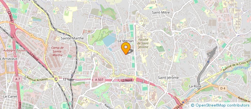 localisation de l'entreprise CYBER MEDIA à MARSEILLE