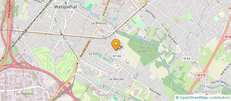 localisation de l'entreprise CYBER METRO  VILLENEUVE D'ASCQ