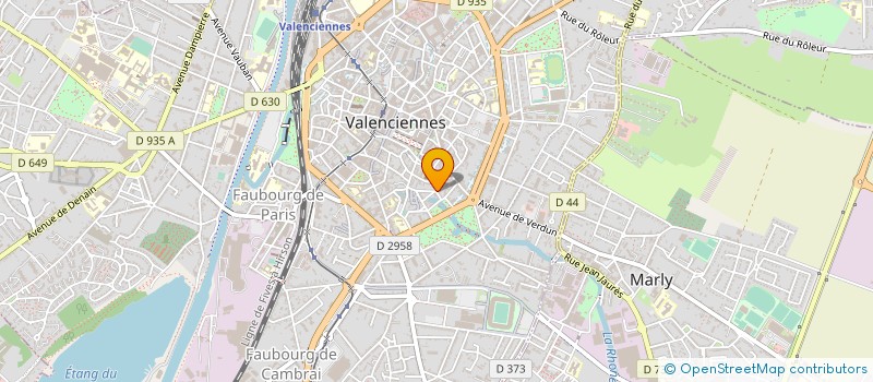 localisation de l'entreprise CYBER MONITORING à VALENCIENNES
