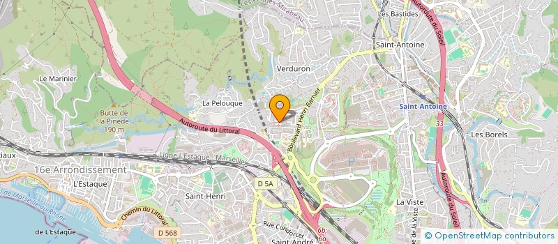 localisation de l'entreprise CYBER'NORD à MARSEILLE