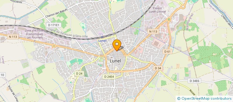 localisation de l'entreprise CYBER NTN à LUNEL