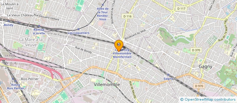 localisation de l'entreprise CYBER OPTICAL à VILLEMOMBLE