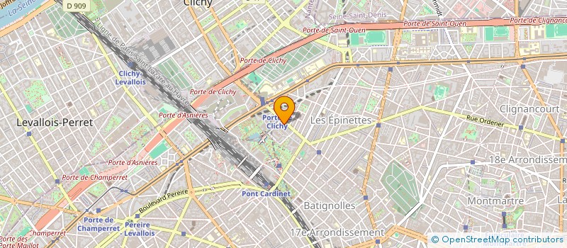 localisation de l'entreprise CYBER PHONE 17  PARIS