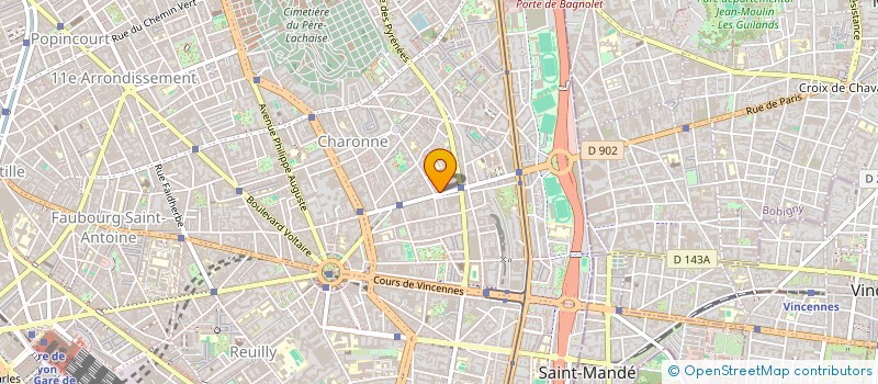 localisation de l'entreprise CYBER PHONE à PARIS