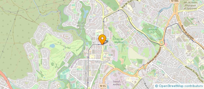 localisation de l'entreprise CYBER PHONE à MONTPELLIER