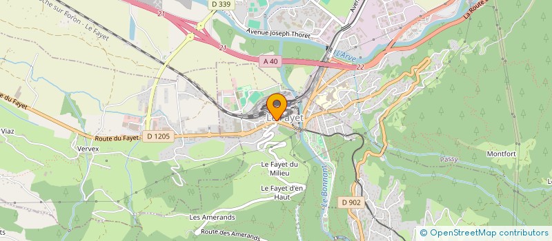 localisation de l'entreprise CYBER PIZZA à SAINT-GERVAIS-LES-BAINS