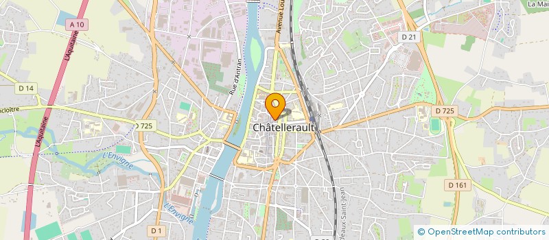 localisation de l'entreprise CYBER PLANET à CHATELLERAULT