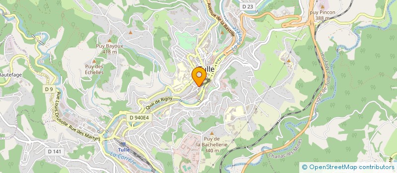 localisation de l'entreprise CYBER-PLANETE  TULLE