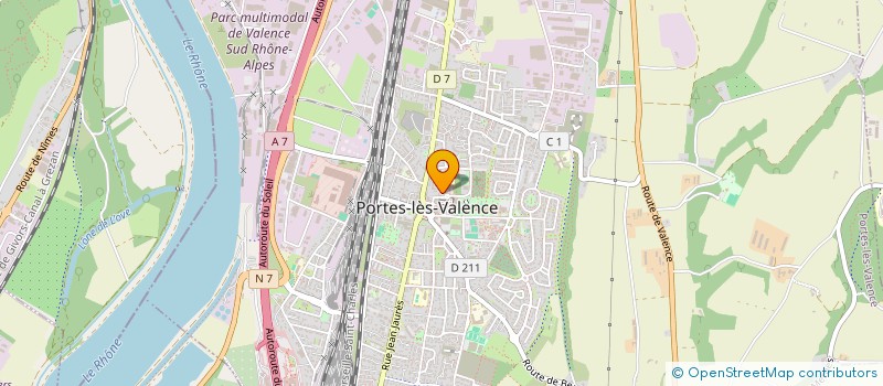 localisation de l'entreprise CYBER REBAI  PORTES LES VALENCE