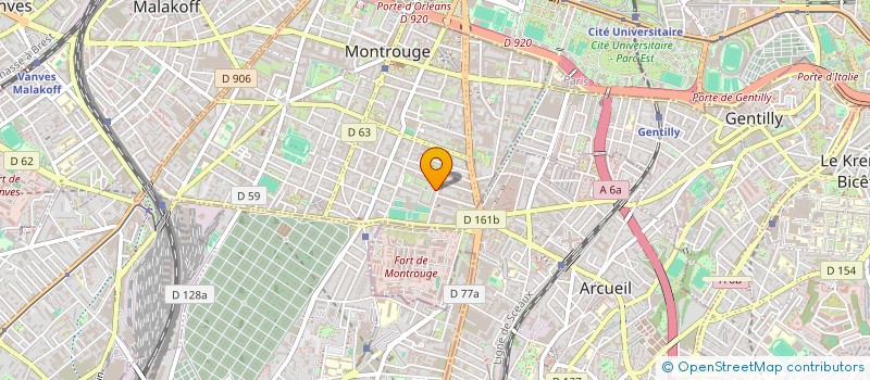 localisation de l'entreprise CYBER SALON  MONTROUGE