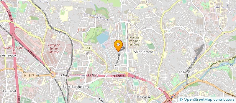 localisation de l'entreprise CYBER SOLEIL à MARSEILLE