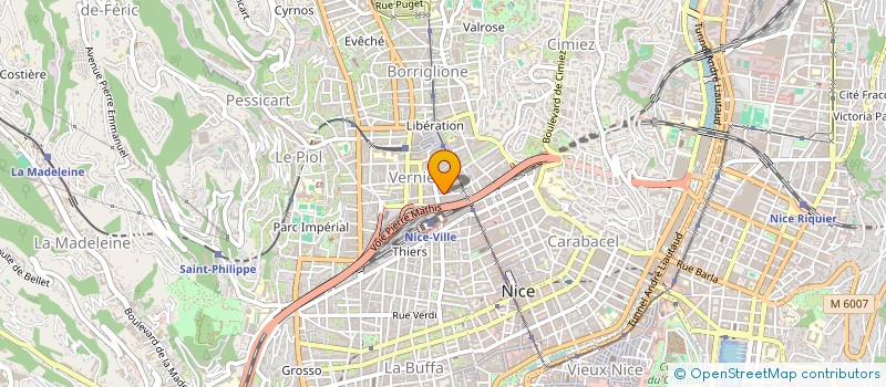 localisation de l'entreprise CYBER T PHONE à NICE