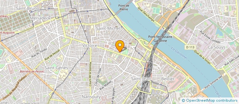 localisation de l'entreprise CYBER TELEKOM à BORDEAUX