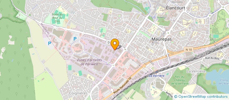localisation de l'entreprise CYBER VELO à MAUREPAS