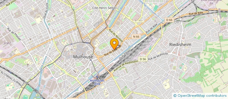 localisation de l'entreprise CYBER ZONE à MULHOUSE