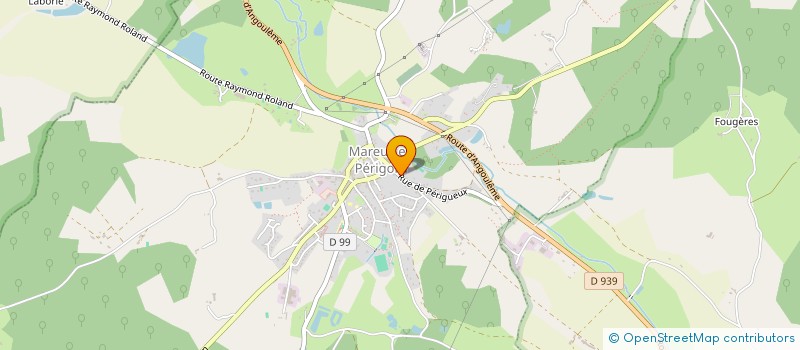 localisation de l'entreprise CYBERBIZNET  MAREUIL EN PERIGORD