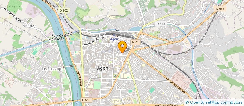 localisation de l'entreprise CYBERBOT GAMES à AGEN