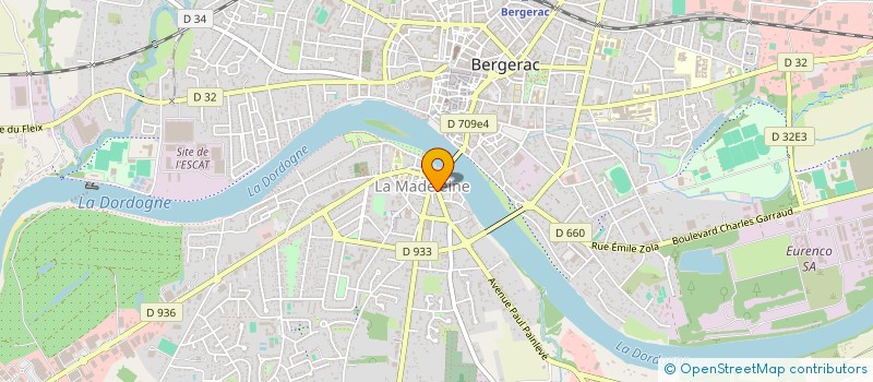 localisation de l'entreprise CYBERCAFE BERGERACOIS à BERGERAC