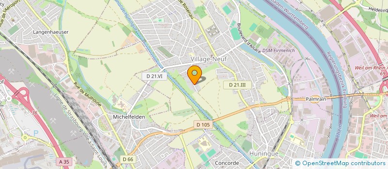 localisation de l'entreprise CYBERCLOUD  AI CONSULTING  VILLAGE-NEUF