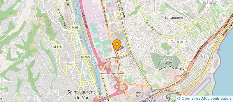 localisation de l'entreprise CYBERCOM DEVELOPPEMENT à NICE