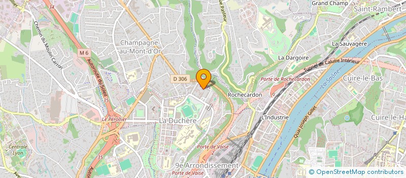 localisation de l'entreprise CYBERCORE  LYON