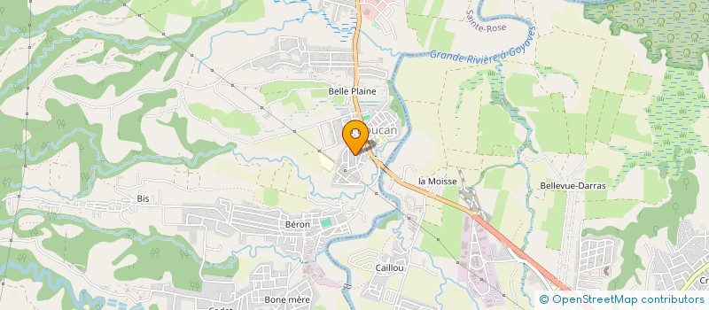 localisation de l'entreprise CYBERCORSAIRE  BAIE-MAHAULT