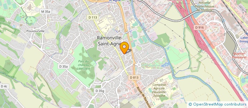 localisation de l'entreprise CYBERDICAP MULTISERVICES à RAMONVILLE-SAINT-AGNE