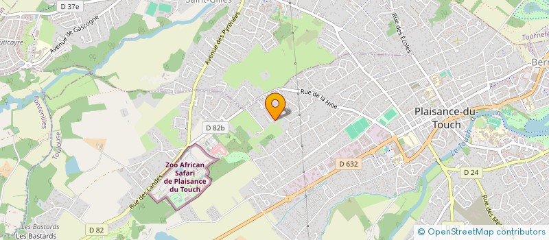 localisation de l'entreprise CYBERDIN  PLAISANCE DU TOUCH