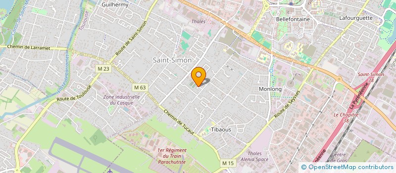 localisation de l'entreprise CYBERDOOM  TOULOUSE