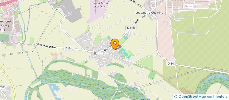 localisation de l'entreprise CYBERDROME-WEBSHARE  BALAN