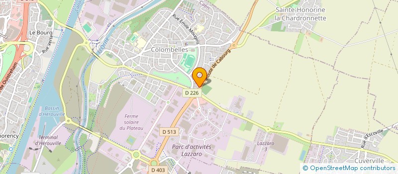 localisation de l'entreprise CYBERDYN à COLOMBELLES