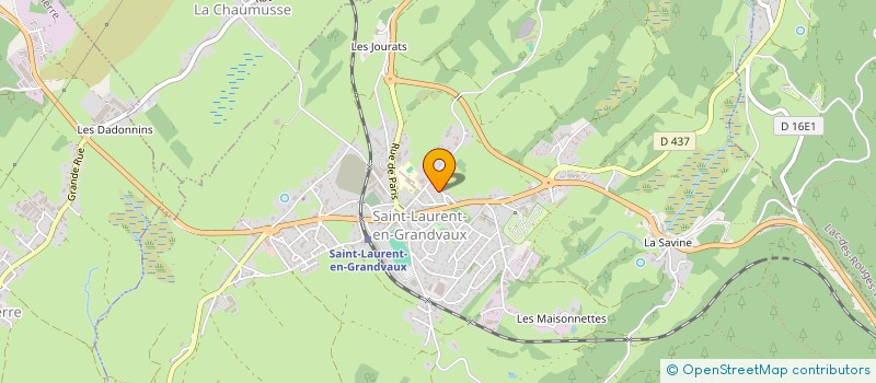 localisation de l'entreprise CYBEREYES à SAINT-LAURENT-EN-GRANDVAUX