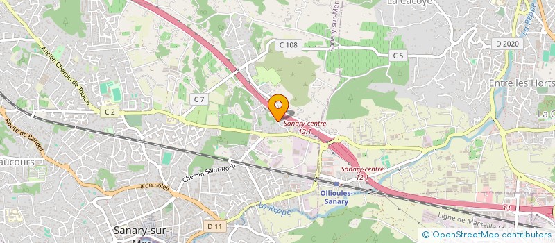 localisation de l'entreprise CYBERFOX INVESTIGATION à SANARY-SUR-MER