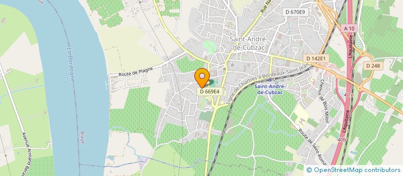 localisation de l'entreprise CYBERFOXCONSEIL  SAINT-GENES-DE-FRONSAC