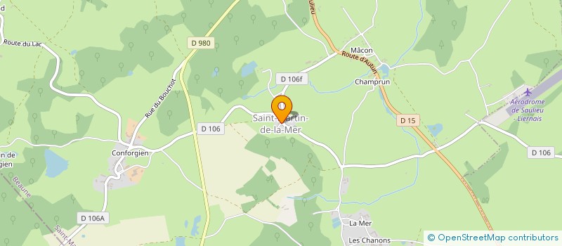 localisation de l'entreprise CYBERGOGNE  SAINT-MARTIN-DE-LA-MER